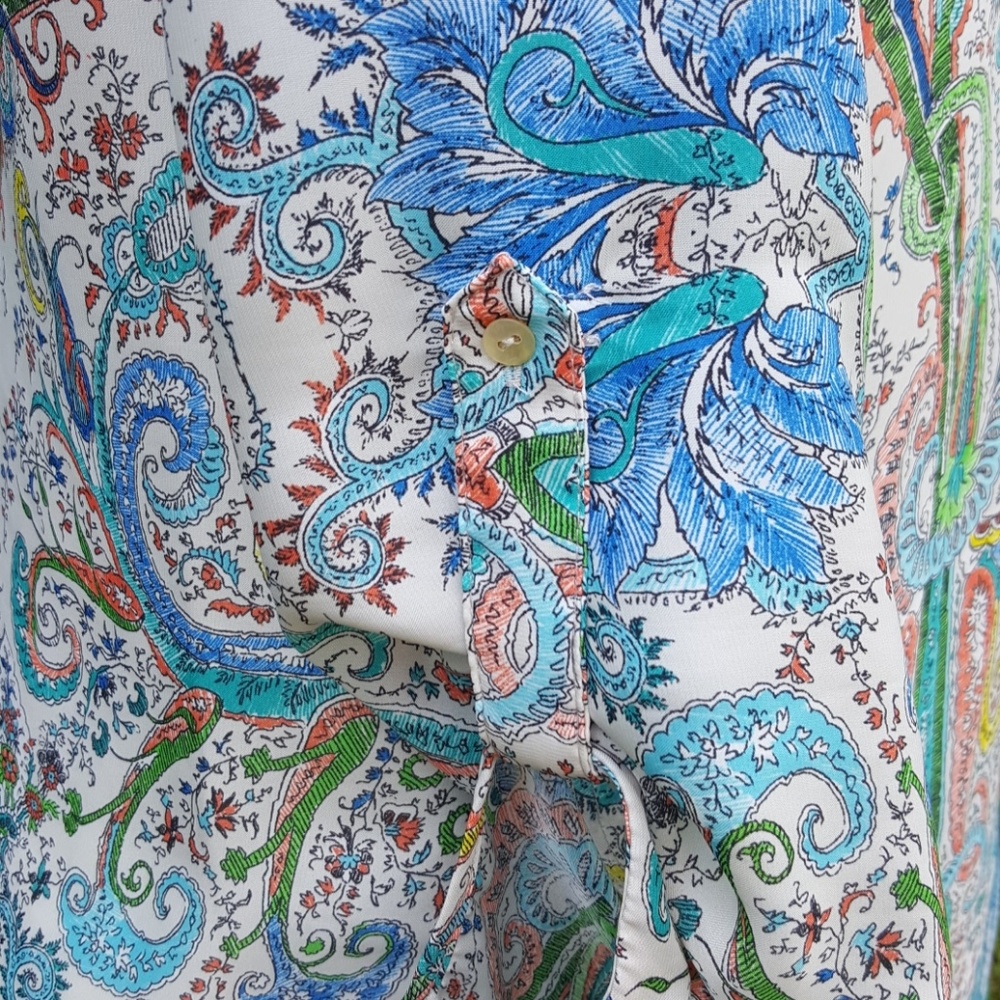 Zara Basic Graphic Printed Polyester Dress S - image 4